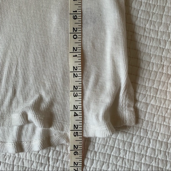 DKNY white loose tank top in white - Picture 9 of 11